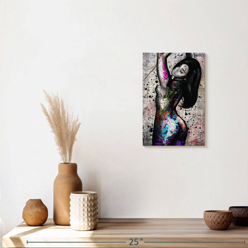 " African Curves " by Harper D., 12" H x 8" W x 1" D