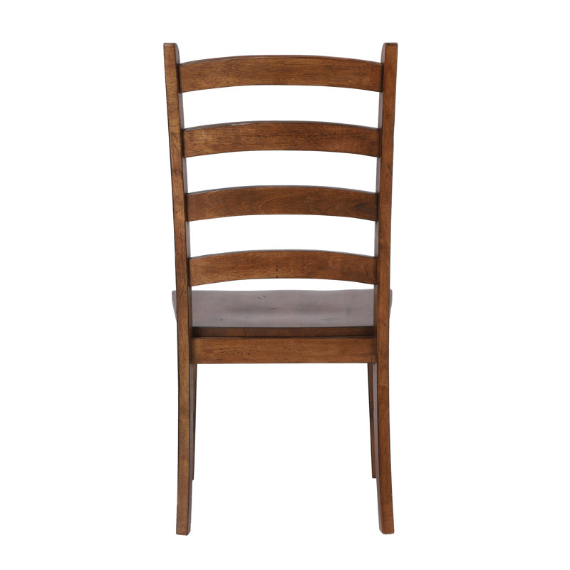 Chaise d'appoint en bois massif Huerfano Valley, Brun Amish