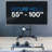 Vivo Mobile TV Cart For 55" To 100" LCD LED Plasma Flat Panel Stand Withwheels