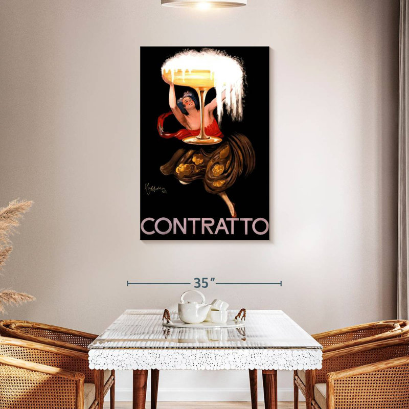 Publicité Yarlin Contratto, H 45 po x l 30 po