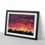 Flaming Skies in Abstract - Framed Print-55730834-55730835