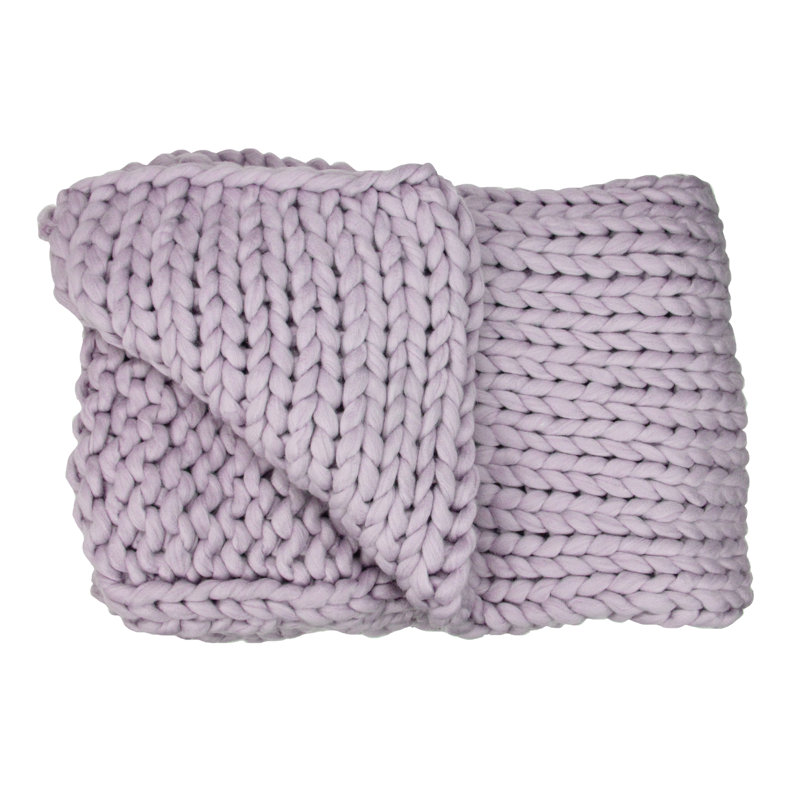 Jeté 50 x 60, Mauve clair