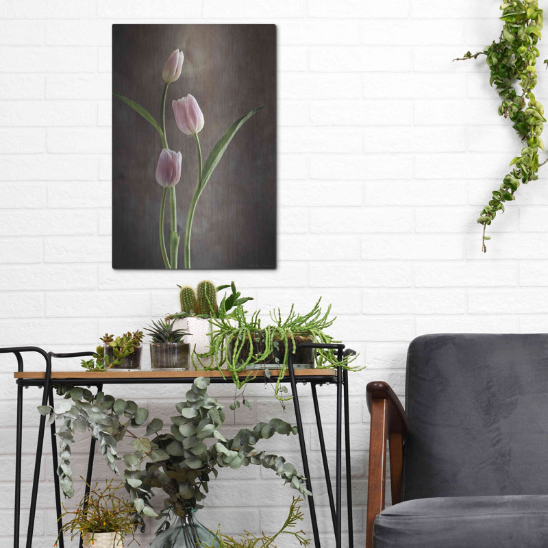 «Tulipes du printemps» par Debra Van S, H 16 po x l 12 po