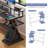 Computer Desk with LED Lights & Power Outlets, Gaming Desk with Monitor Stand and Storage Shelves-1211718334