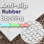 Gere Rug Non Slip Flat Weave Border Check Geometric Kitchen Living Room Carpet-2054601980-2050967748