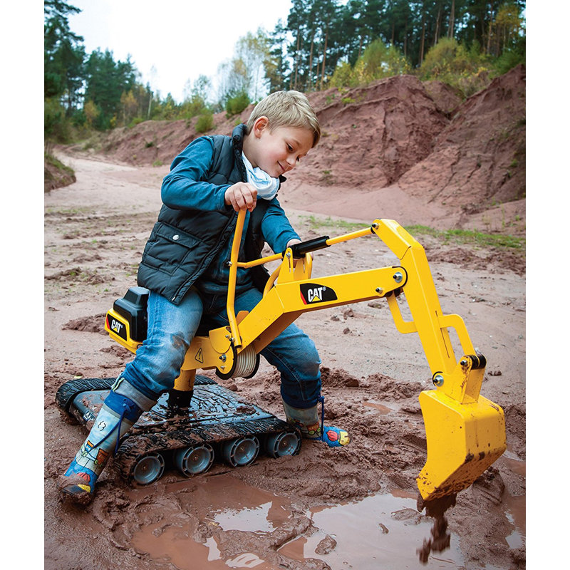 Rolly Toys Caterpillar Metal Excavator with Tank Tracks