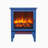 17 Inch Freestanding Electric Fireplace Stove Heater With 3D Flame Effect-541165943