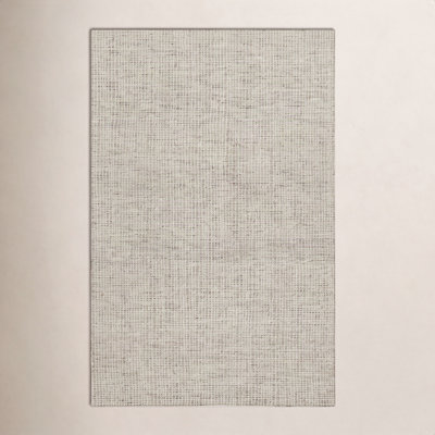 Reanne Gray Ivory Hand-Tufted Wool Rug