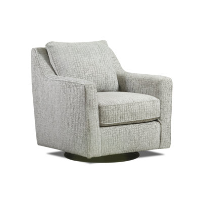 Upholstered Swivel Accent Chair