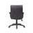 Rolling Executive Armchair, Black Faux Leather, Lumbar Support, Swivel