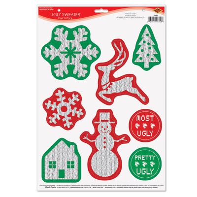 Christmas Ugly Sweater Peel 'N Place