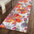 Florentia Floral Tufted Orange/Pink/Ivory Non-Slip Rubberback Area Rug-860171230