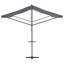 Dakota Fields 300cm D Polyester Cover Retractable Freestanding Awning-2116190993