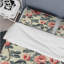 Ensemble de housse de couette moderne rose et vert Garden Dreams V-109155400