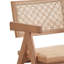 Fauteuil beige et naturel (ensemble de 2)