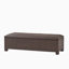Banc de rangement en osier PE