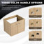 Meuble-lavabo mural de 24 po avec 2 portes à fermeture en douceur, fabrication en contreplaqué durable pour les salles de bain modernes-907272084