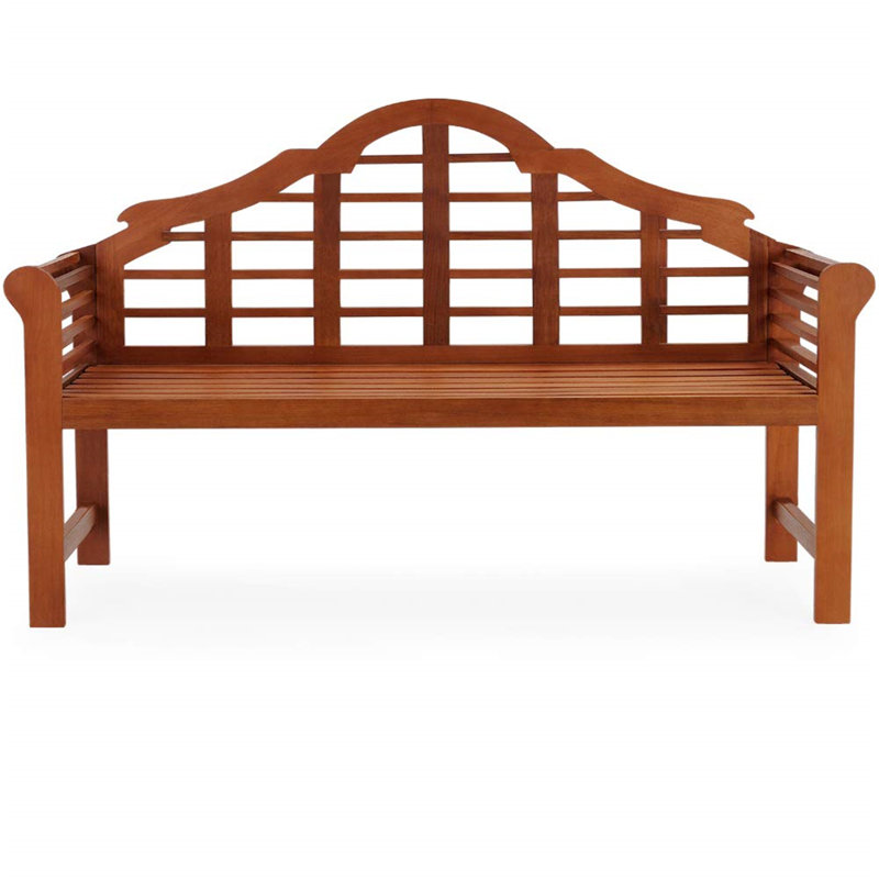 Glastenbury Solid Wood Eucalyptus Outdoor Bench
