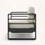 Causeuse d'extérieur en aluminium avec coussin résistant aux intempéries