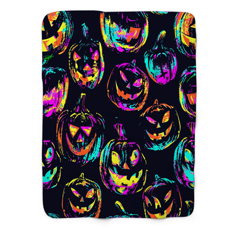 Radiant Gourds - 1 pièce Sherpa Premium, Grand lit