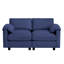Causeuse 2 places avec accoudoirs coussinés, canapé en velours côtelé à assise profonde Cloud Couch-1886525247