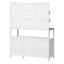Banc de rempotage avec huche (blanc)