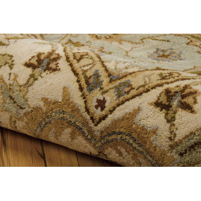 Bassham Wool Oriental Indoor Rug