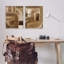 «Gentle Brown Brushstrokes», ensemble de 2 giclées encadrées par Grace Popp-91463690-91463684