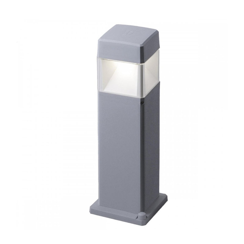 Resin Bollard Light, Gray