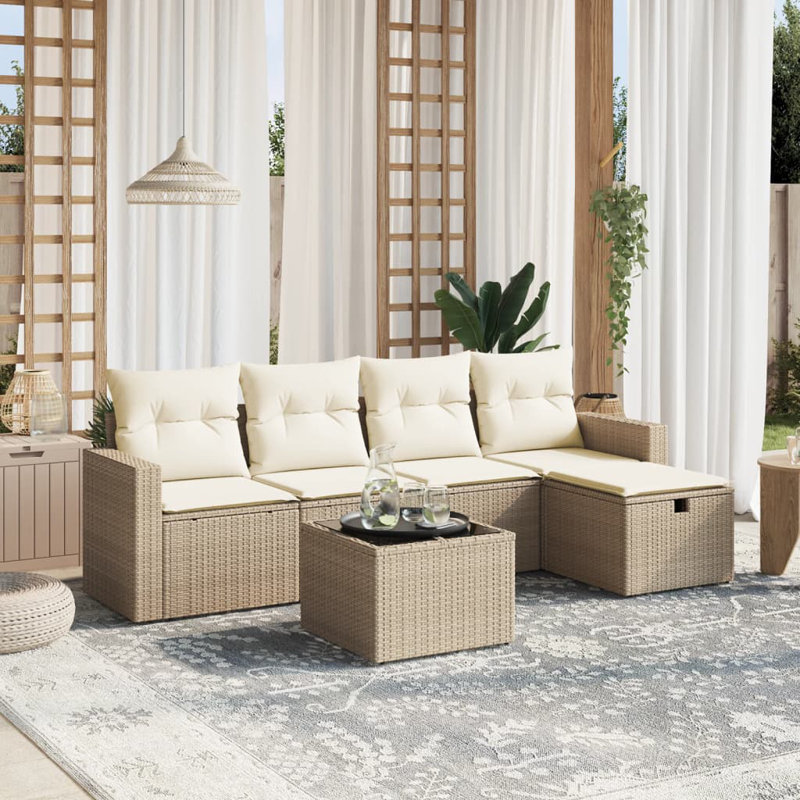 Vidaxl Garden Sofa Set Beige