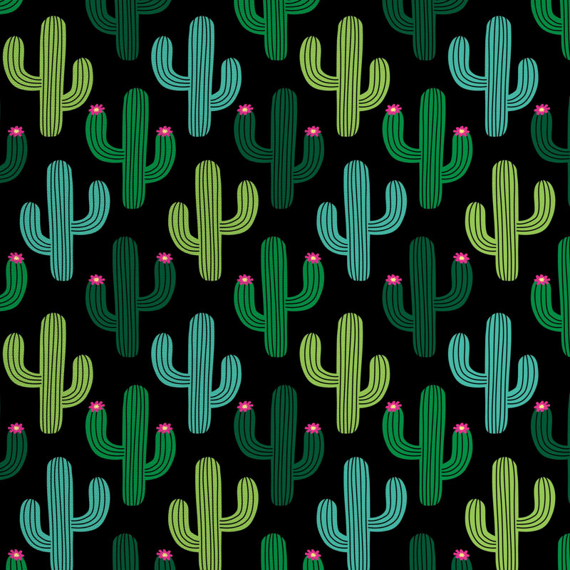 Tissu cactus, l 36 po x L 360 po