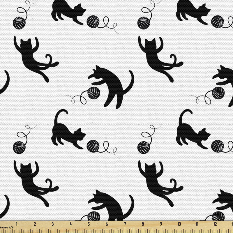 Tissu pour chat Ambesonne, l 58 po x L 72 po