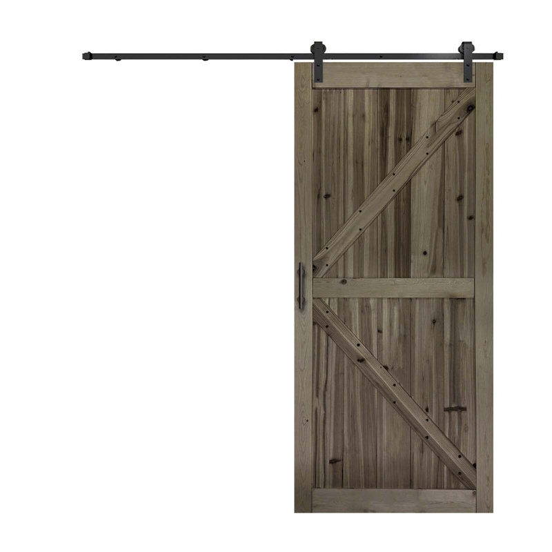 Bois et porte de grange en bois brut