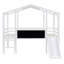 Lit mezzanine simple avec échelle et glissade
