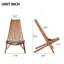 Chaise pliante en bois