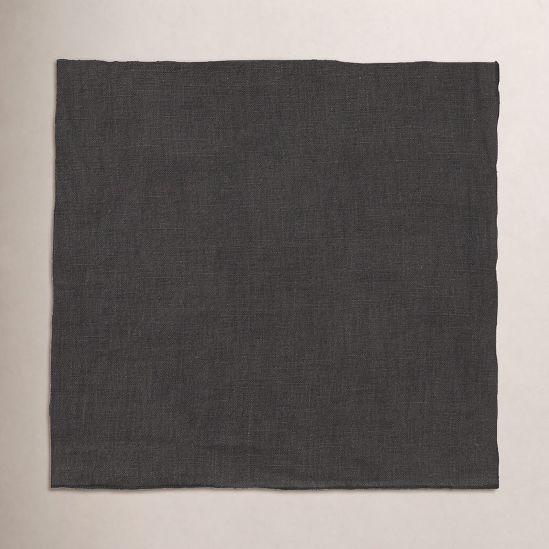 Ensemble de serviettes en lin 4 pièces Mio, Anthracite