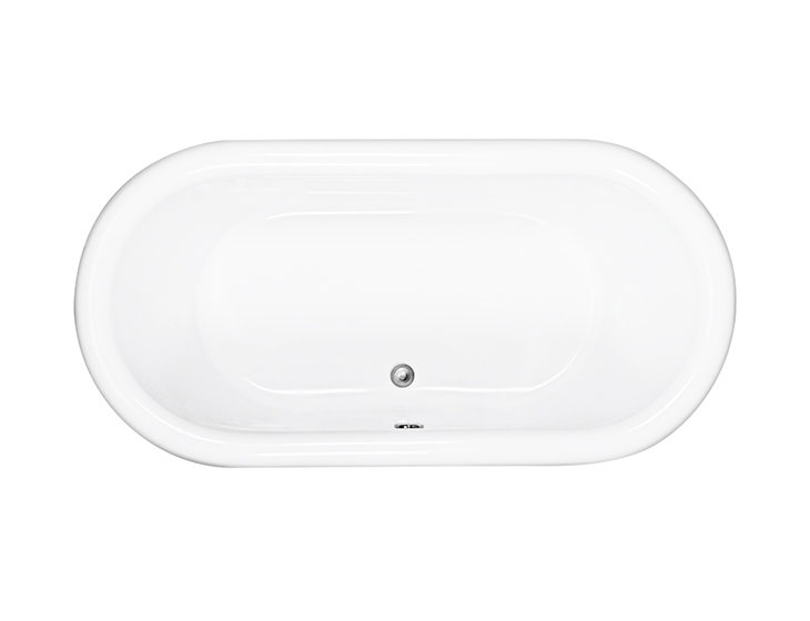Andrea® 26 54" Air Bathtub - Matte, Drop In