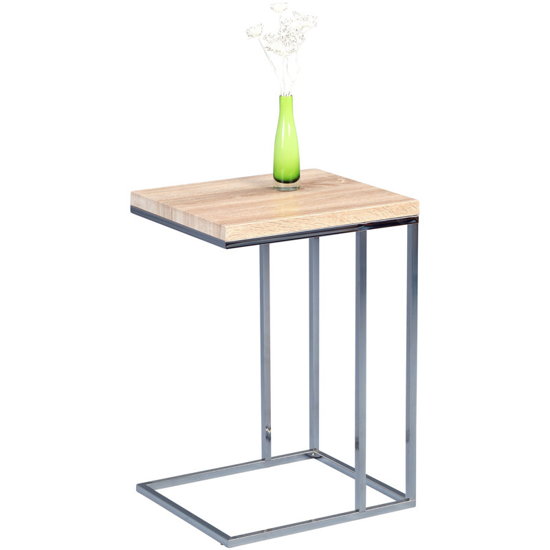 Devera Side Table, Chrome-plated metal