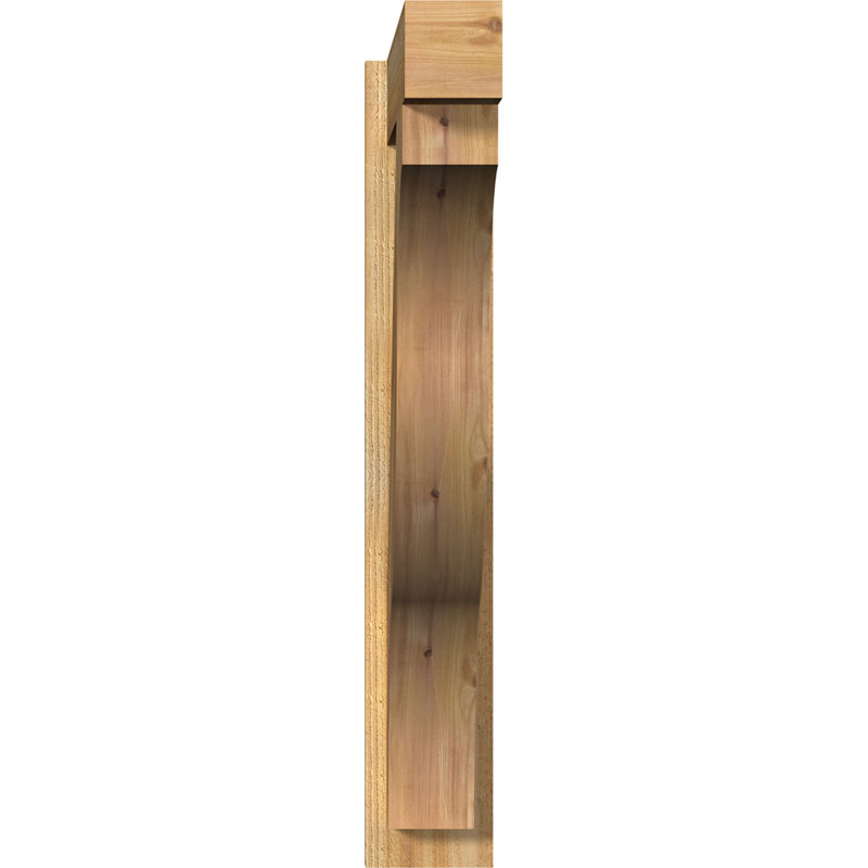 Jeu de blocs Funston, Cèdre rouge de l'Ouest de 6 po (sciage brut), P 34 po x H 38 po