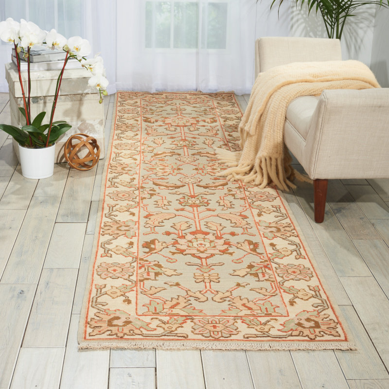 Burnham Wool Oriental Indoor Rug, Runner 2'6" x 10'