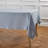 100% Pure Linen Hemstitch Table Throw - Classic Hemstitch-111758793