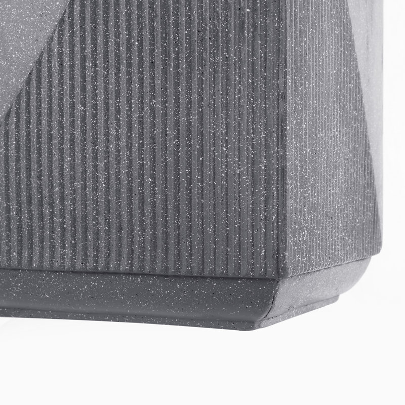 Kenyetta End Table, Dark Gray Terrazzo