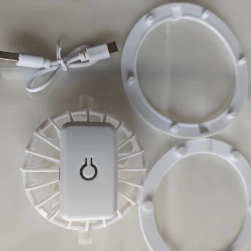 Accessoires de ventilateur rotatif et amovible pour capuchon de ventilateur Kondieu, Blanc