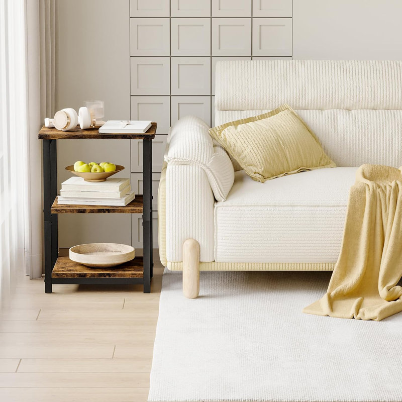 Table de chevet avec tablette de rangement Modern Nightstands X-Design
