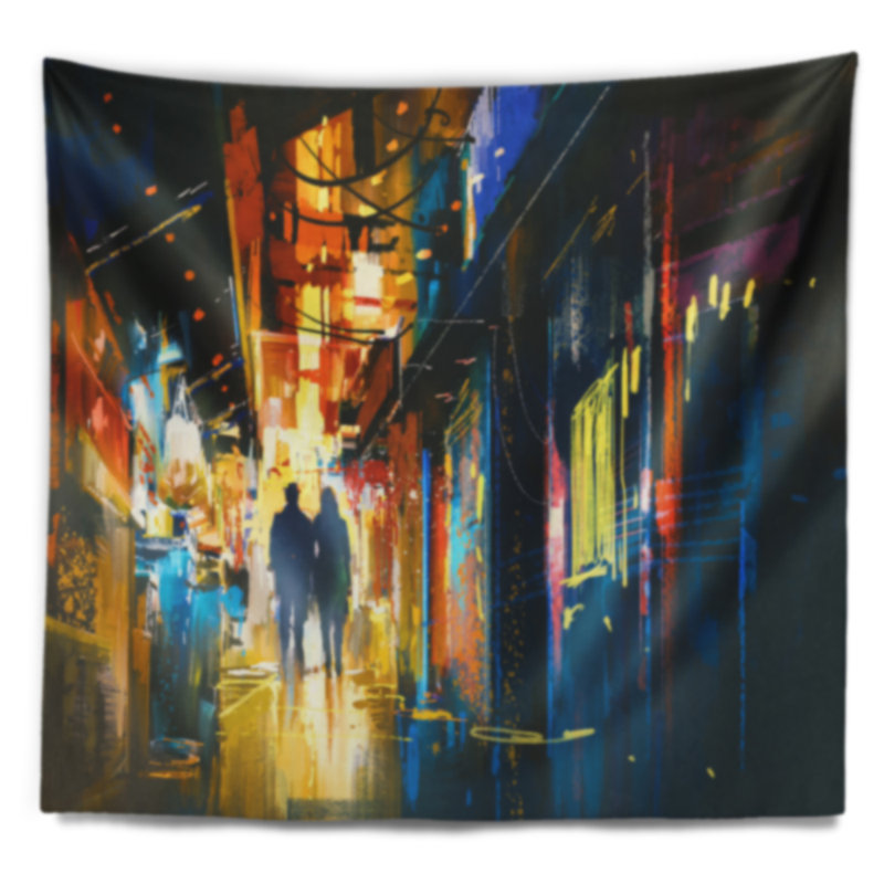 Polyester Tapestry, 50" H x 60" W