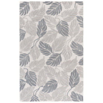 Jardin Hand Tufted Wool; Cotton Floral Indoor Rug