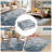 Oriental Machine Washable Rug Non-Slip Area Rug with Rubber Backing for Living Room Low-Pile Rug Indoor Floor Cover Ombre Rug for Bedroom Dining Room Playroom Office Dorm-1642770653