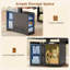 Bureau assis-debout électrique en forme de L de style ferme de 23,6 po de profondeur-561858227-797175869