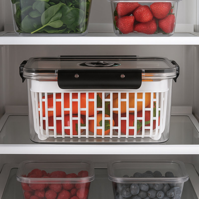 Produce Keeper w/Adjustable Date - 9.5x 6.75x4.6˝