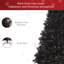 Sapin de Noël artificiel illuminé 7 pi avec branches réalistes et 1346 pointes